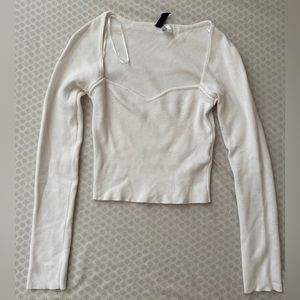 Simple White Long Sleeve